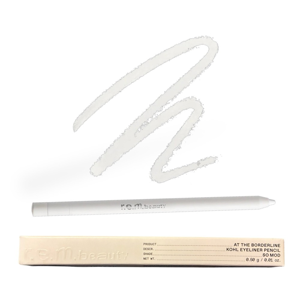 r.e.m. beauty At The Borderline Kohl Eyeliner Pencil So Mod Bright White NIB